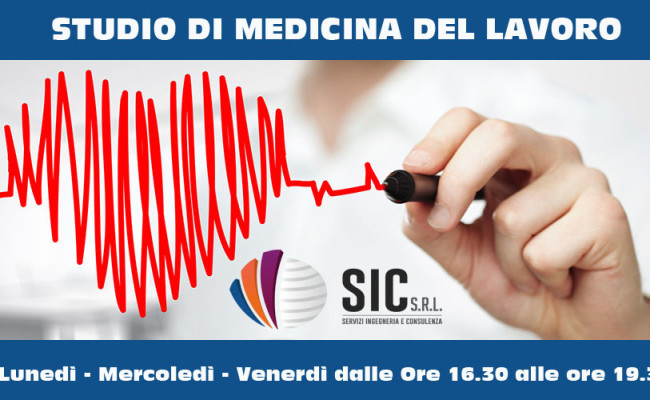 MEDICINA DEL LAVORO – Nuovi Orari Studio