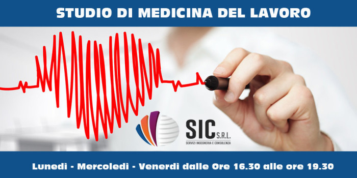 MEDICINA DEL LAVORO – Nuovi Orari Studio