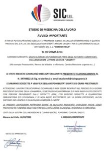 medicina del lavoro